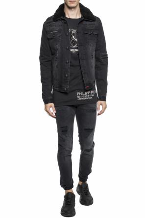 Ocieplana kurtka z wyszytym logo, zdjęcie 2 Ocieplana kurtka z wyszytym logo od Philipp Plein